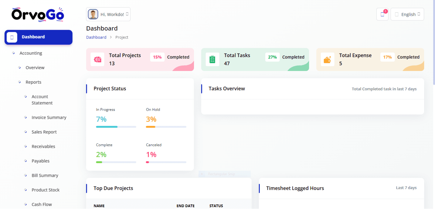 OrvoGo – All-in-One Business OS screenshot 1