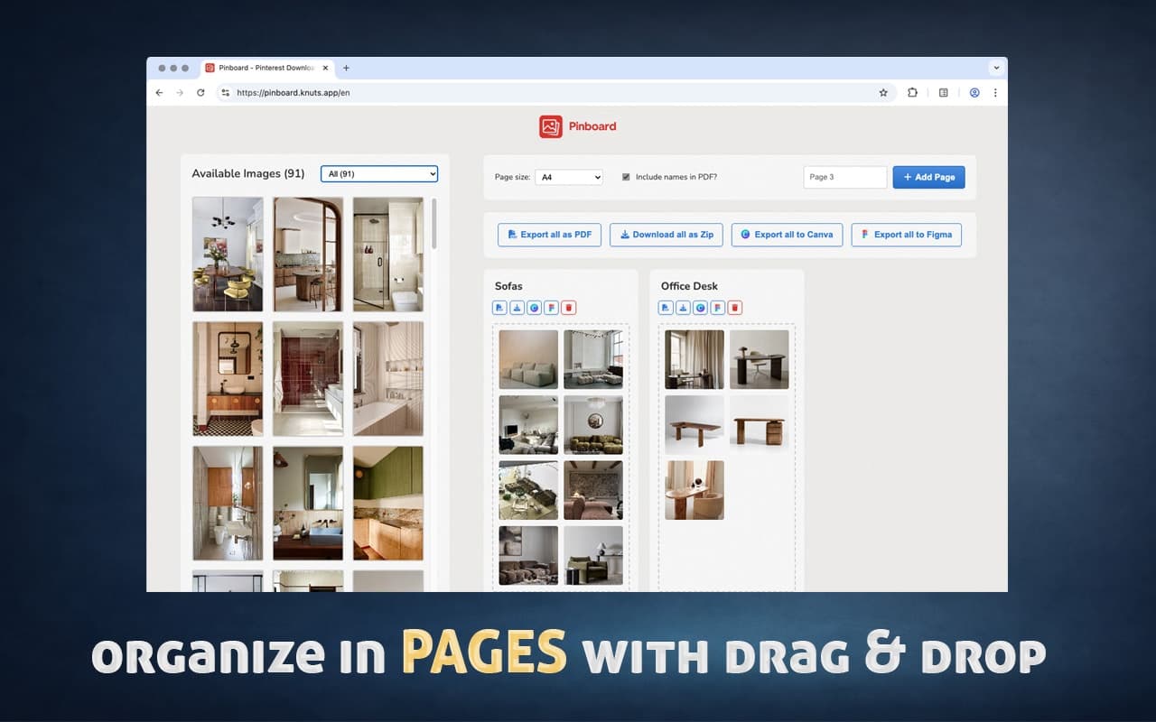 Pinboard screenshot 4