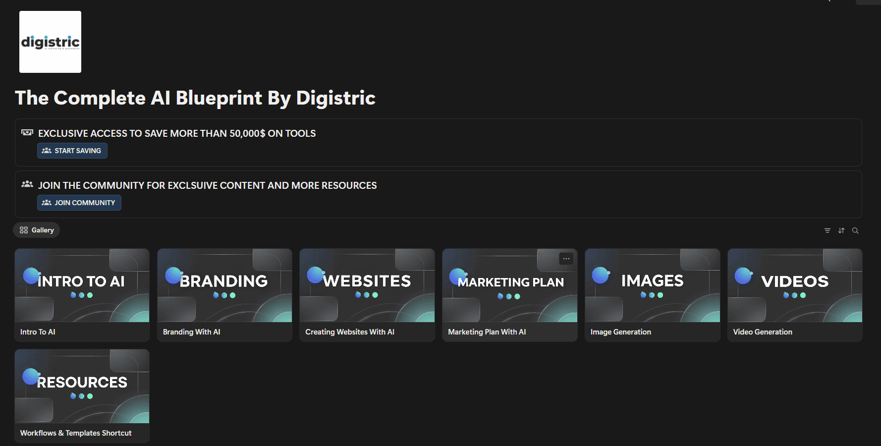 The Complete AI Marketing Blueprint screenshot 1