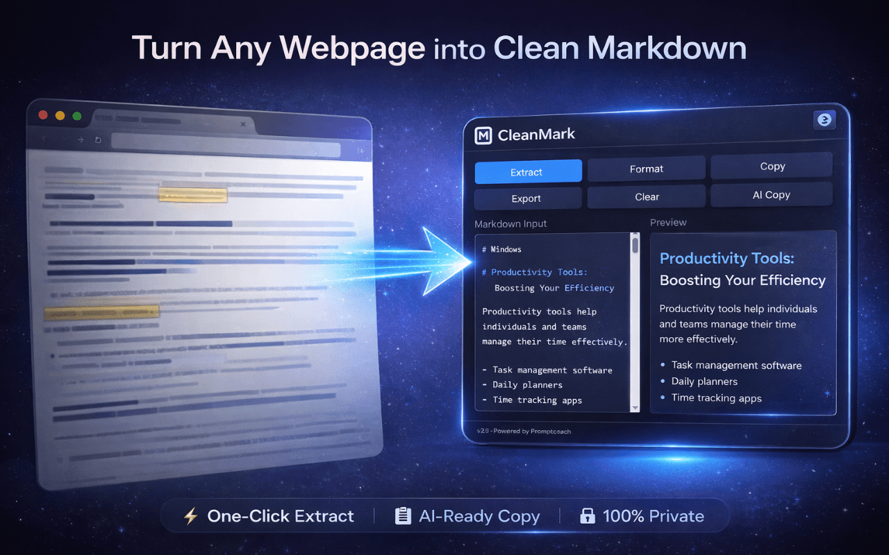 CleanMark - Smart Markdown Extractor screenshot 2