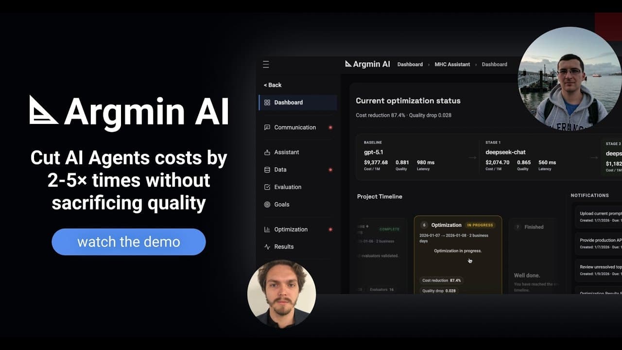 Argmin AI / Cost Optimization for AI screenshot 1