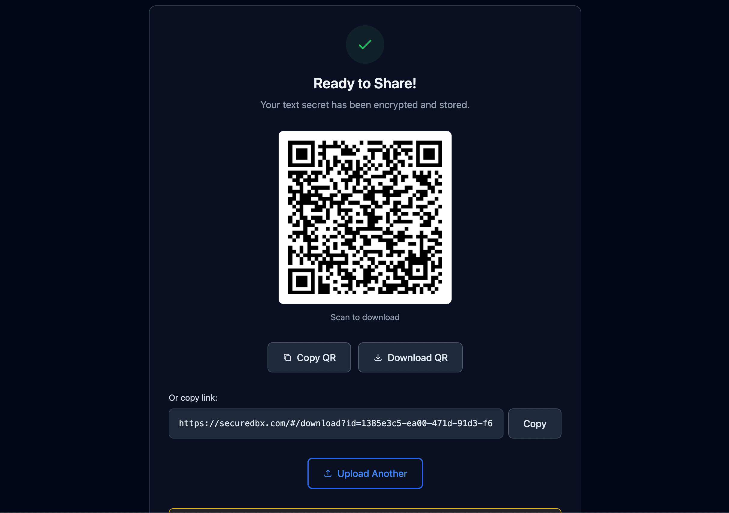 SecureDBX screenshot 3