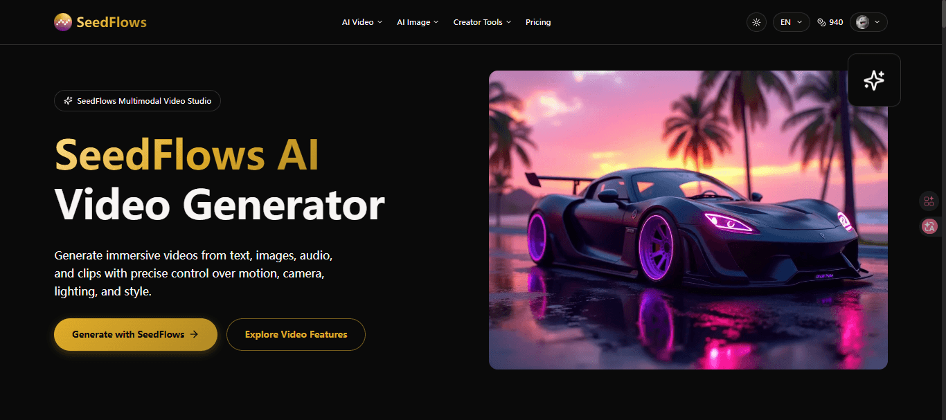 SeedFlows: AI Video from Text, Images screenshot 1