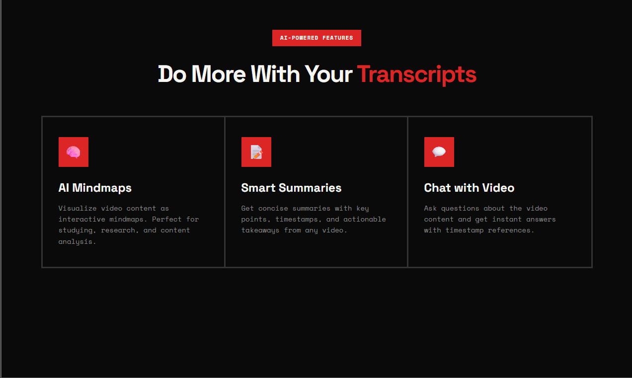 Youtube Transcript API screenshot 3