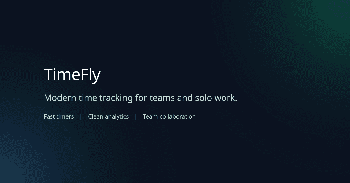 TimeFly screenshot 1