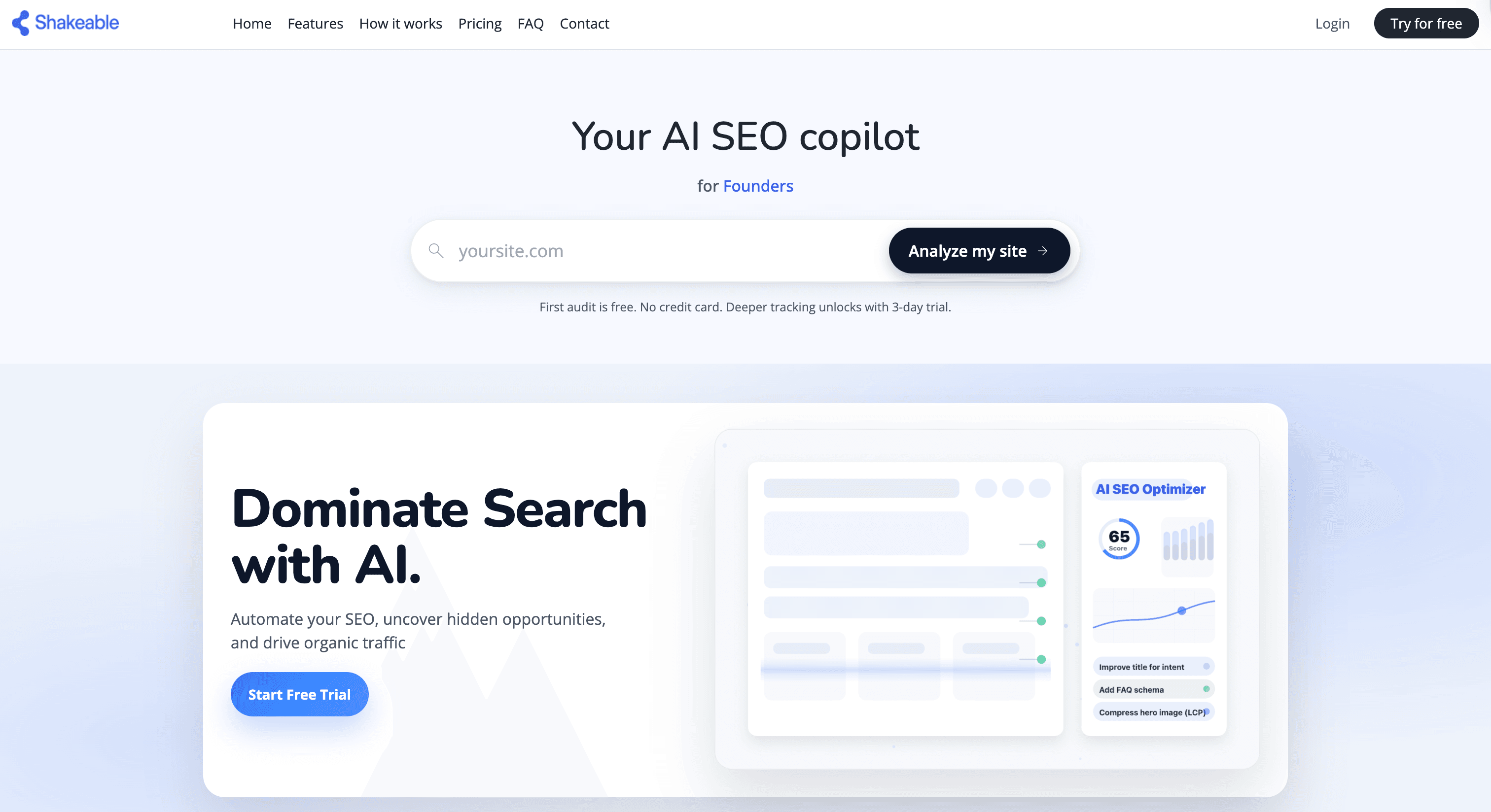 Shakeable.ai screenshot 1