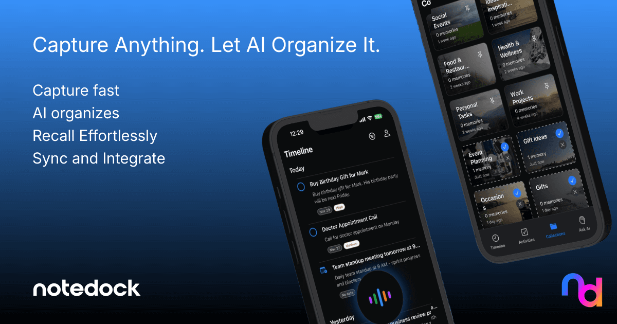 NoteDock screenshot 1