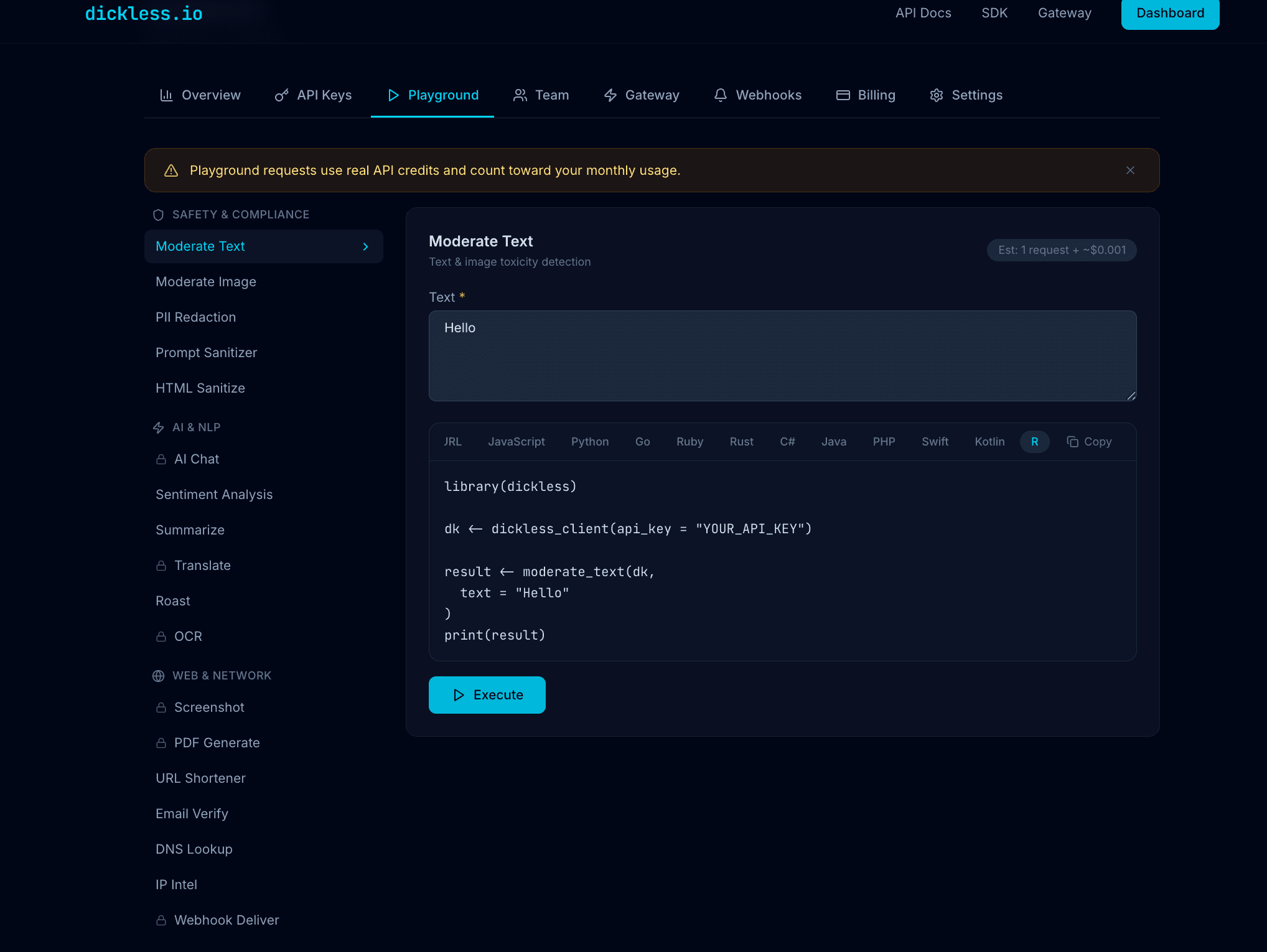 dickless.io screenshot 3