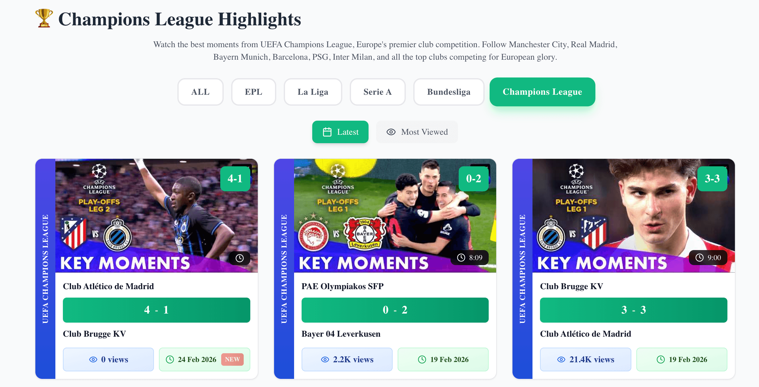 Football Highlights screenshot 2