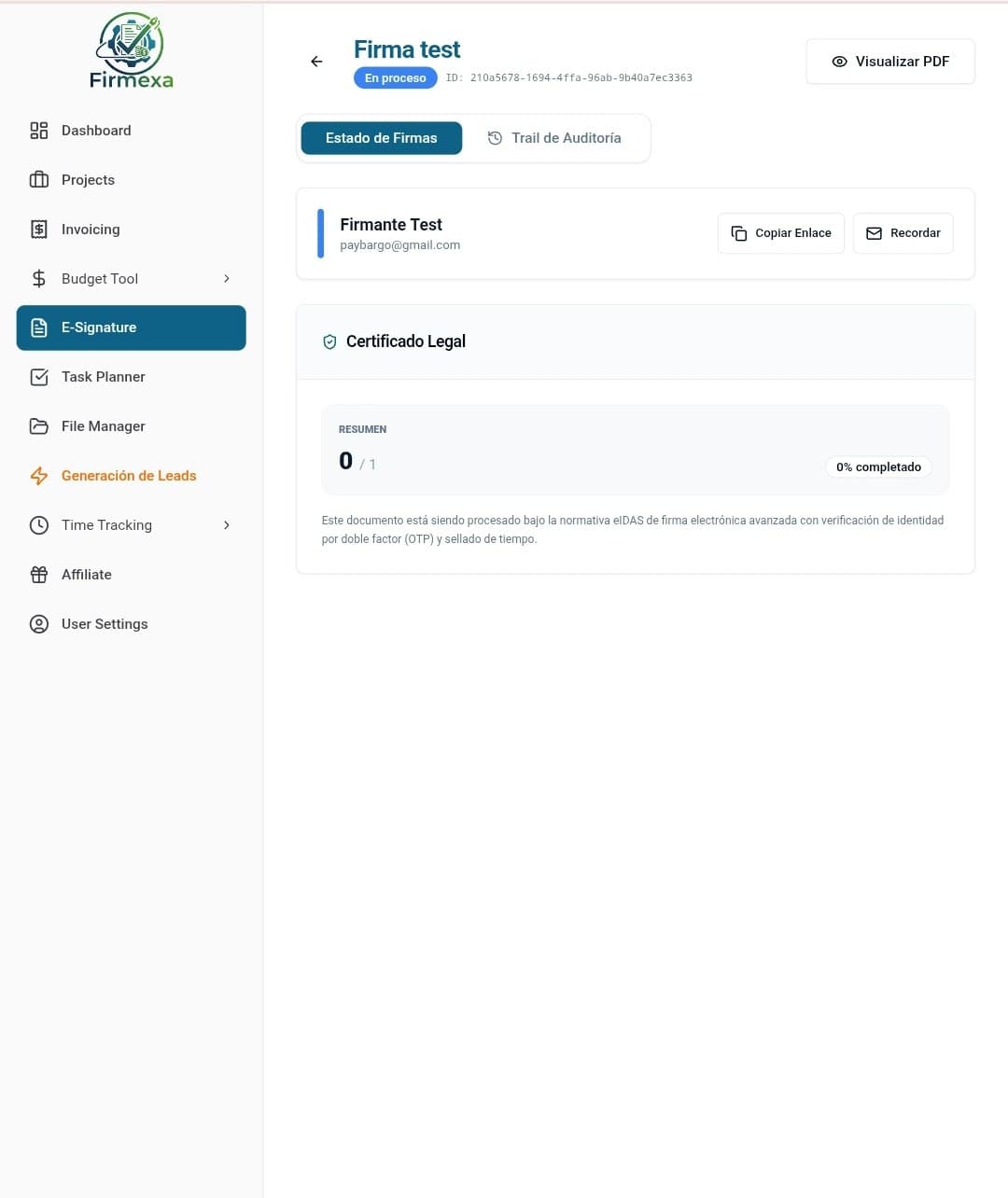 Firmexa signatures, time tracking & invo screenshot 2