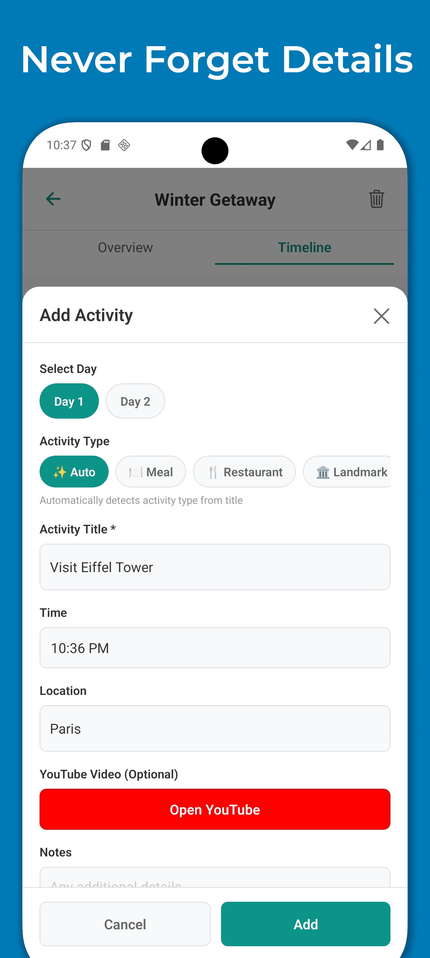 Tripory screenshot 6