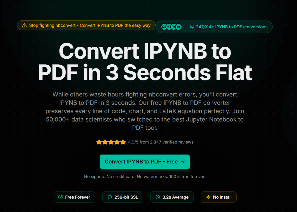 IPYNB to PDF Converter screenshot 2