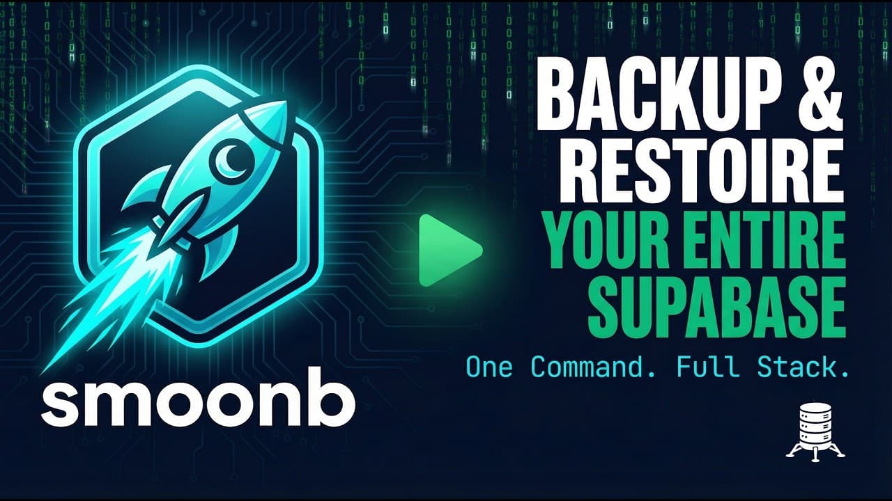 Supa Moonbase Backup & Restore Supabase screenshot 1