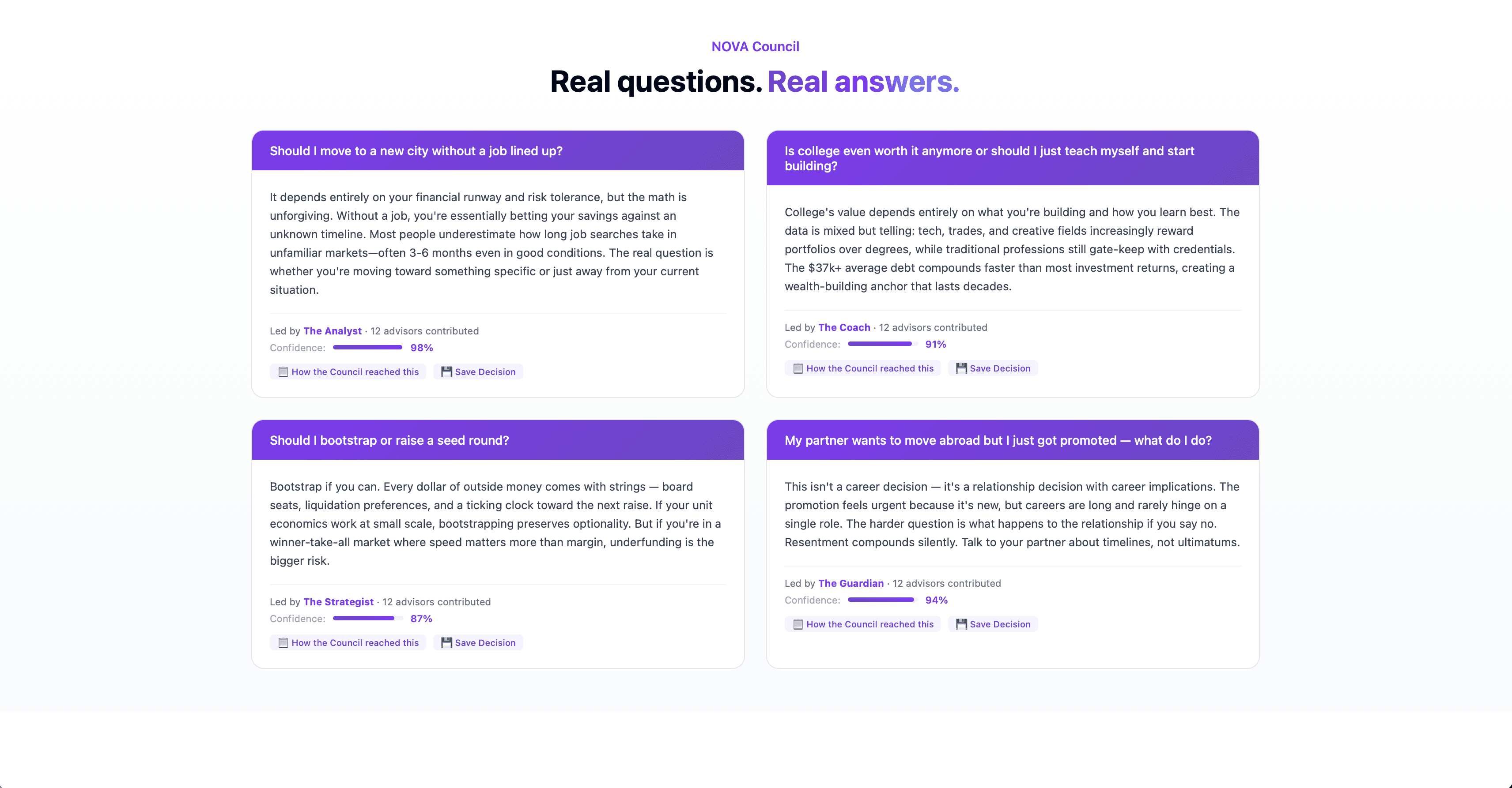 NOVA Council screenshot 2