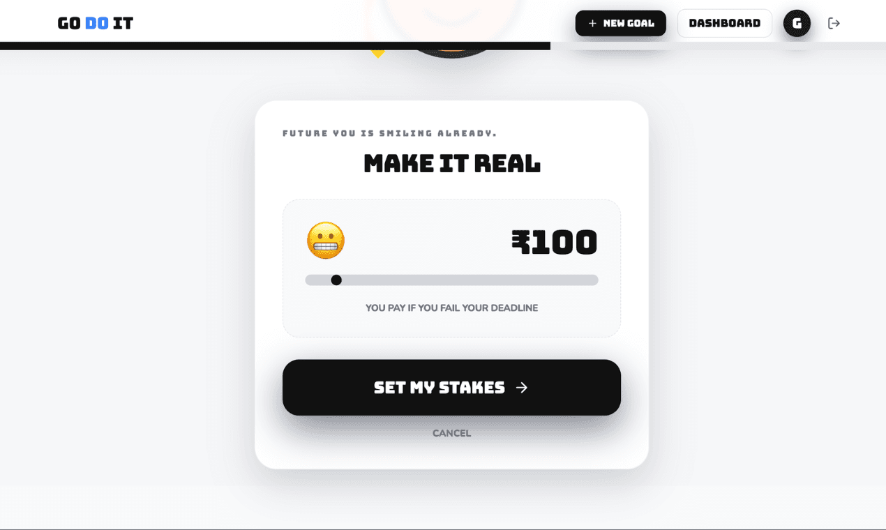 Jeetlo — Commit to your goals screenshot 3