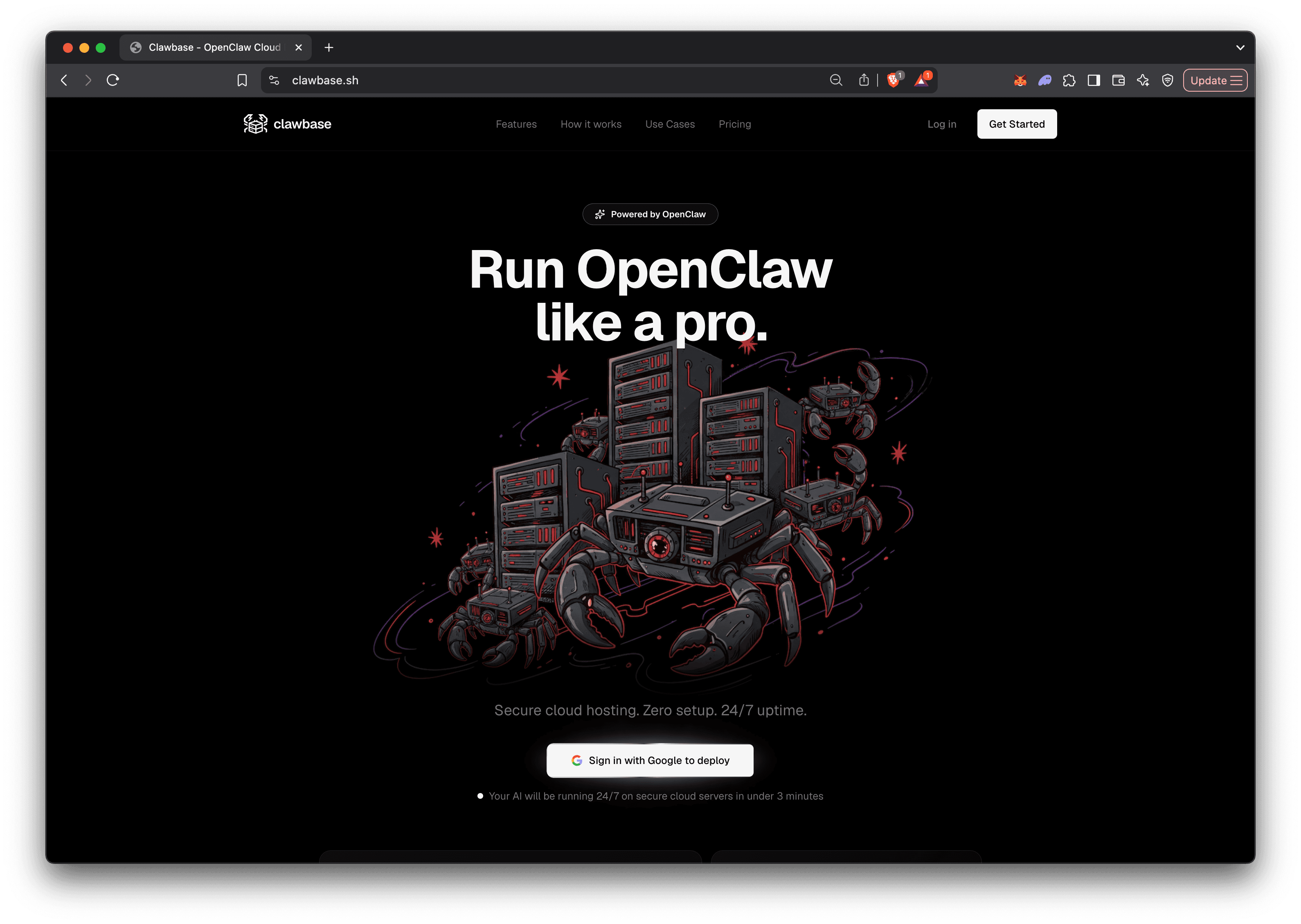 Clawbase screenshot 1