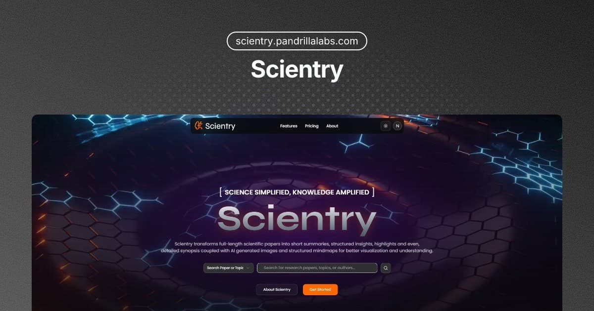Scientry screenshot 1