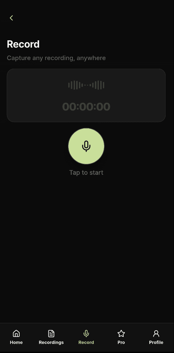 Voxyq - audio & video to text screenshot 3