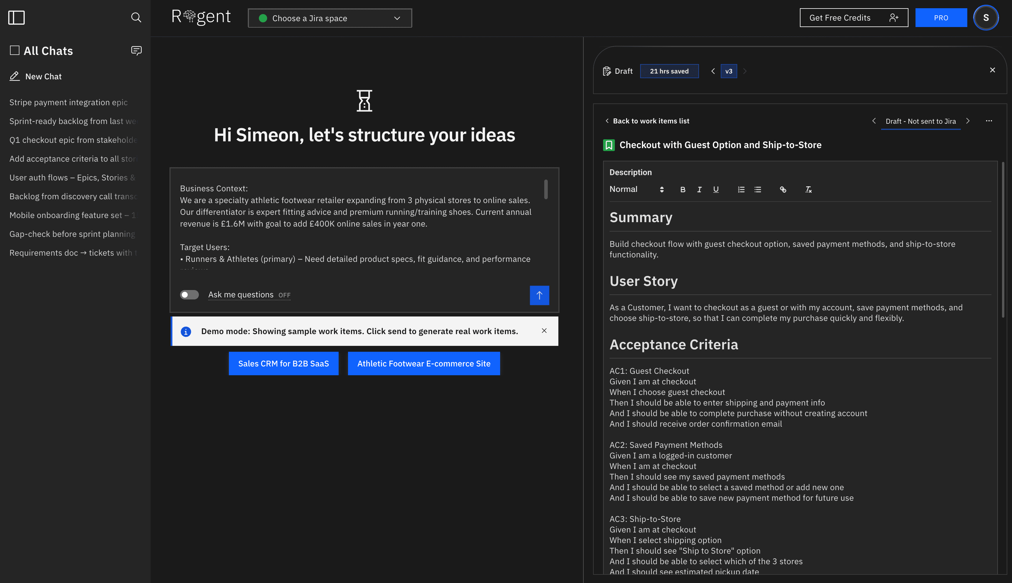 Ragent — AI Requirements Agent screenshot 4