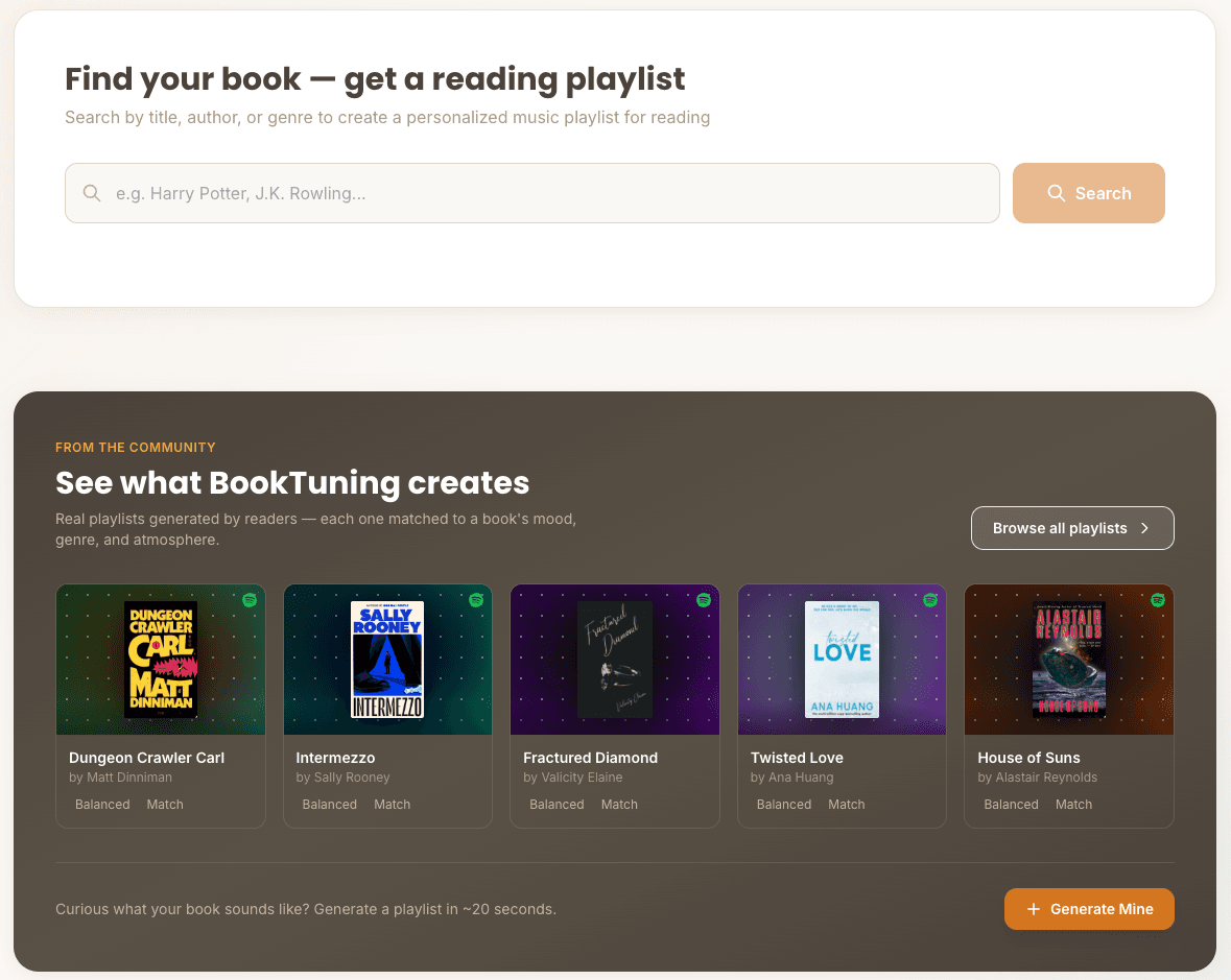 BookTuning screenshot 2
