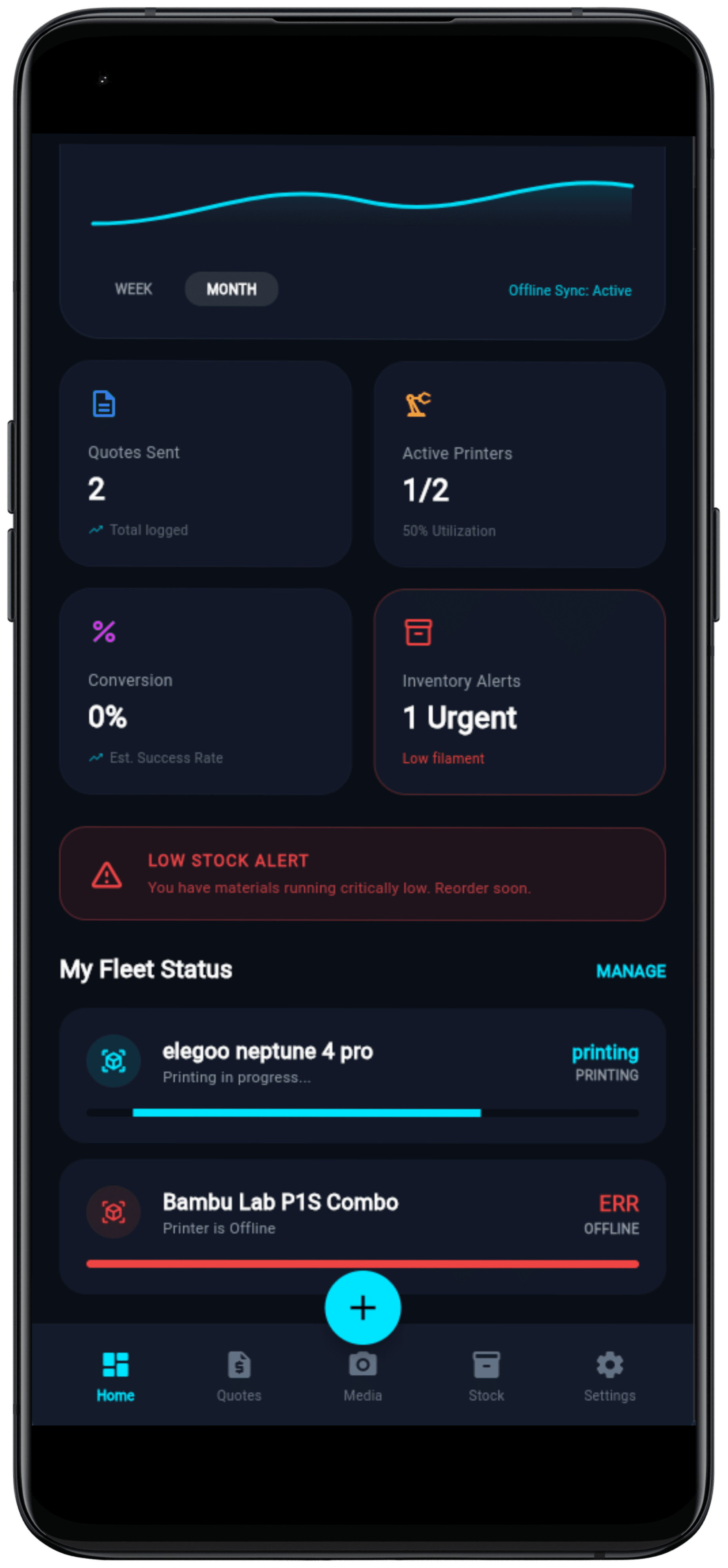 3D Print Pro: Cost & Fleet Manager screenshot 21
