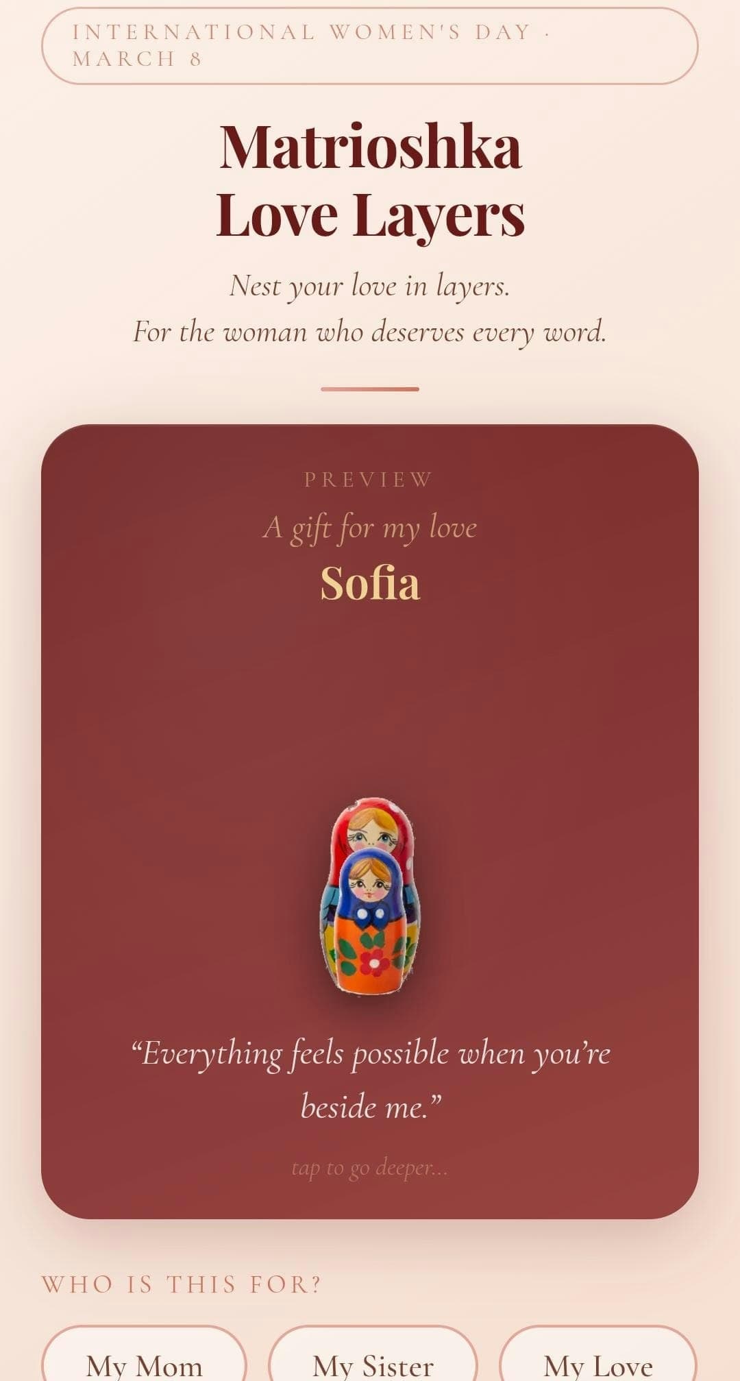 Matrioshka Love Layers screenshot 2