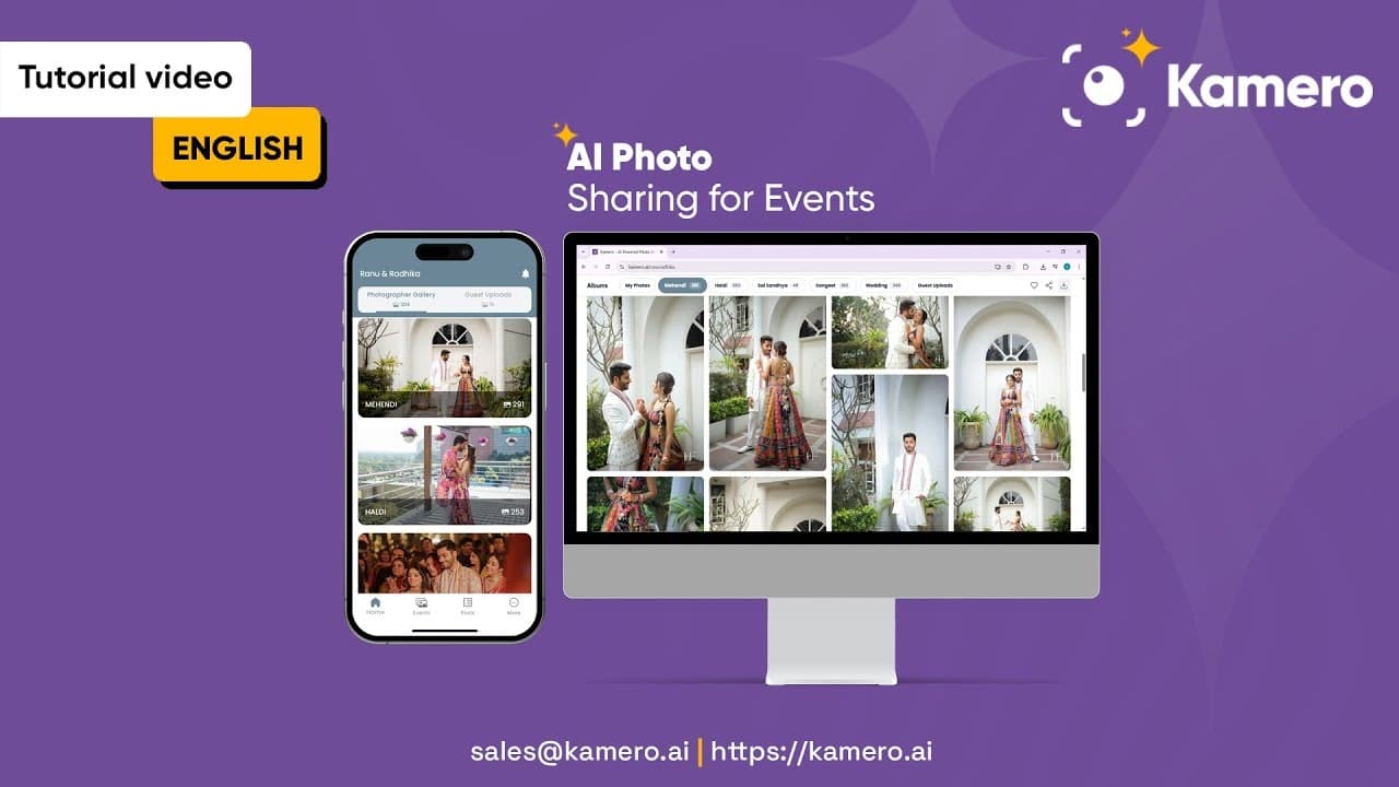 Kamero.ai: AI Event Photo Sharing screenshot 1