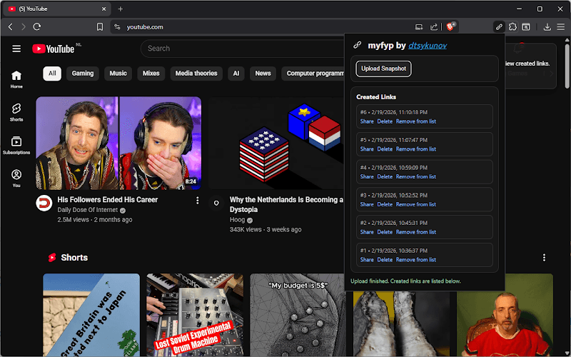 myfyp.link screenshot 1