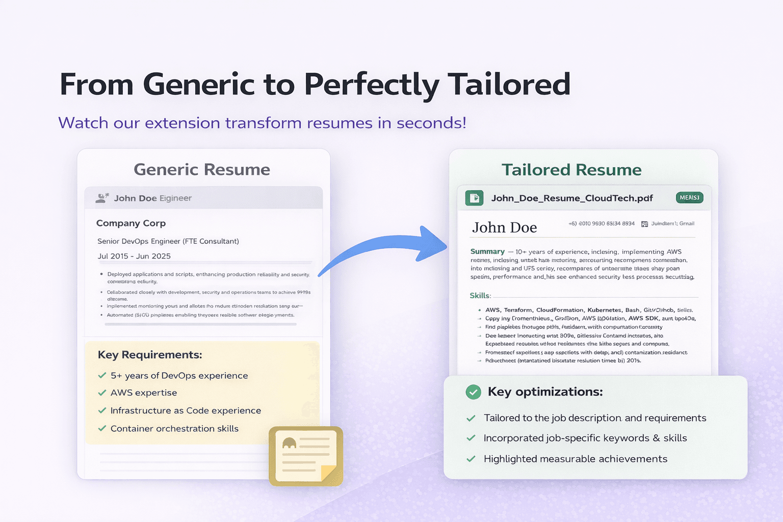RankResume Chrome Extension screenshot 4