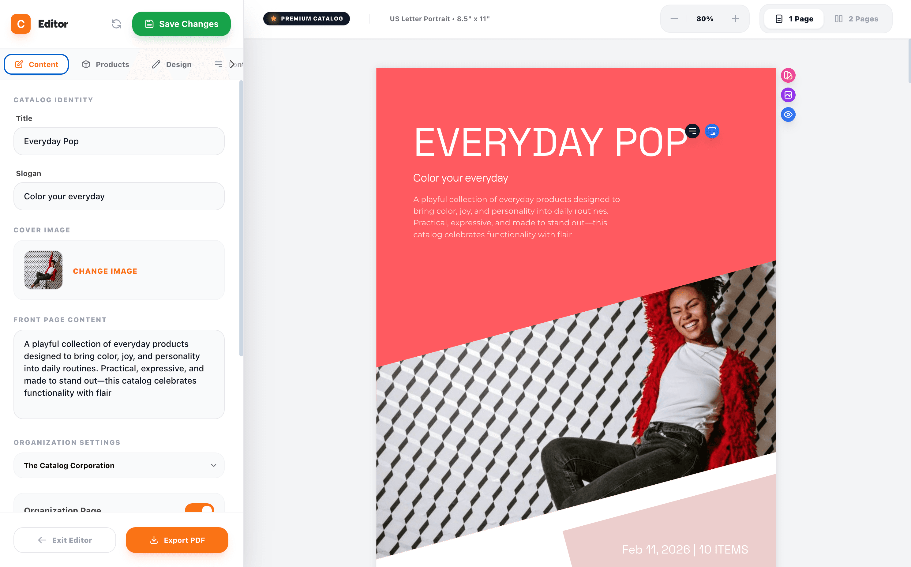 CatalogBuilderApp screenshot 3