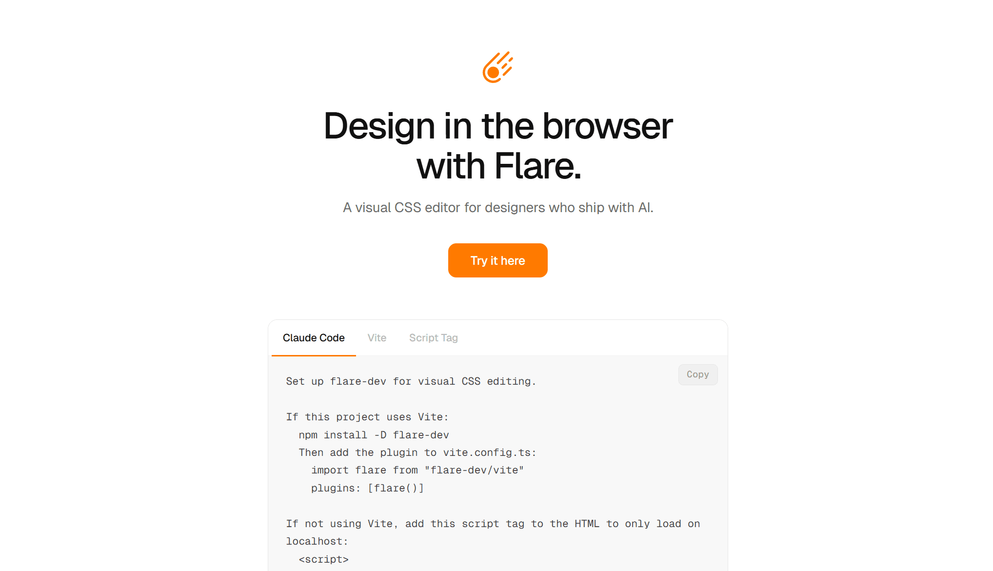 Flare Design screenshot 2