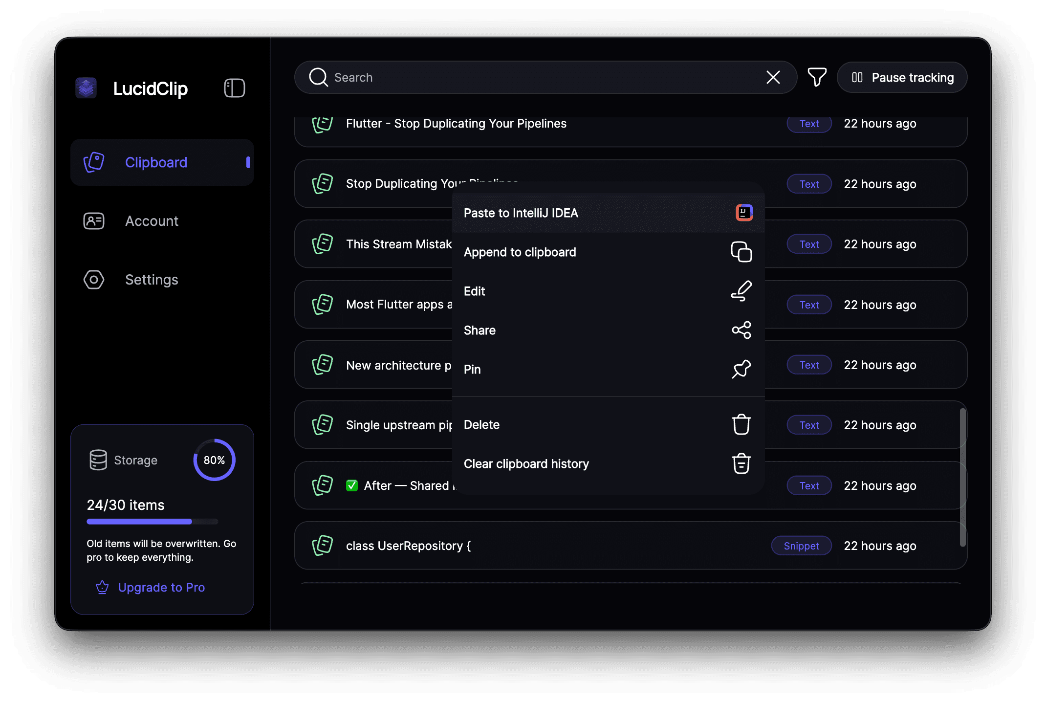 LucidClip screenshot 12