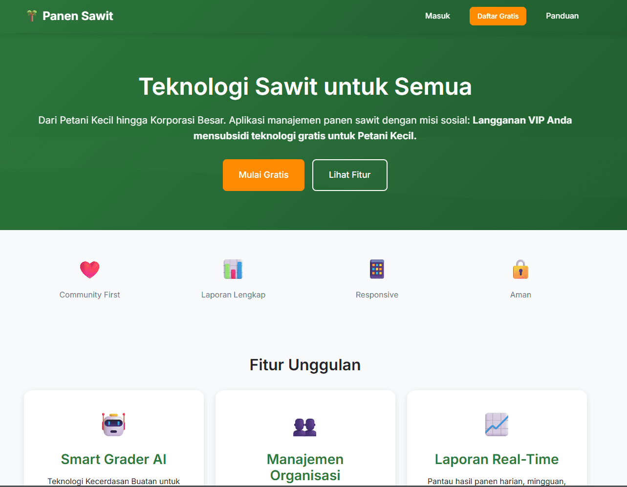 Palm Harvest AI screenshot 2
