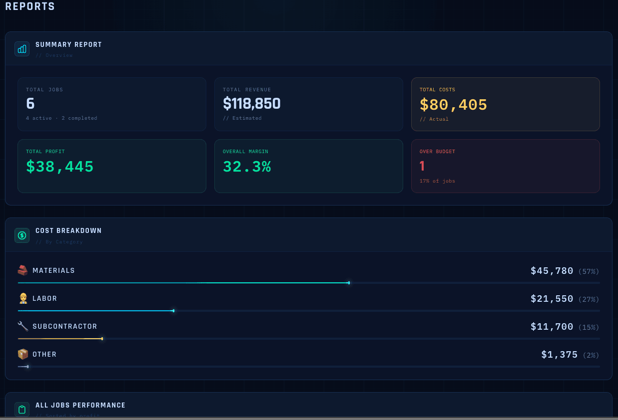 JobCost screenshot 8