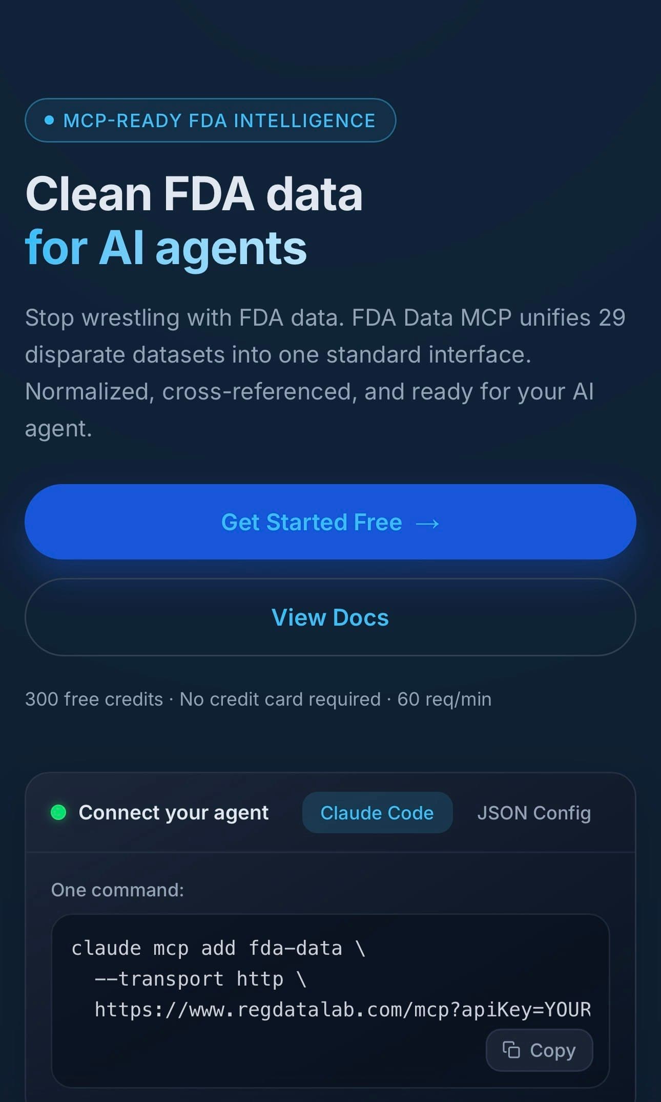 FDA Data MCP screenshot 1
