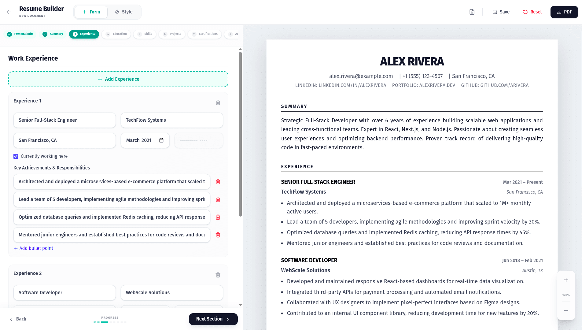 BuildMyVita screenshot 2