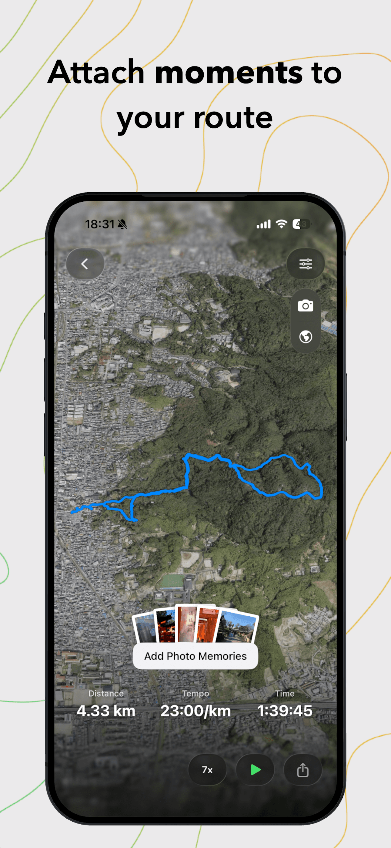 ReRun: 3D Hike, Bike & Trails screenshot 3