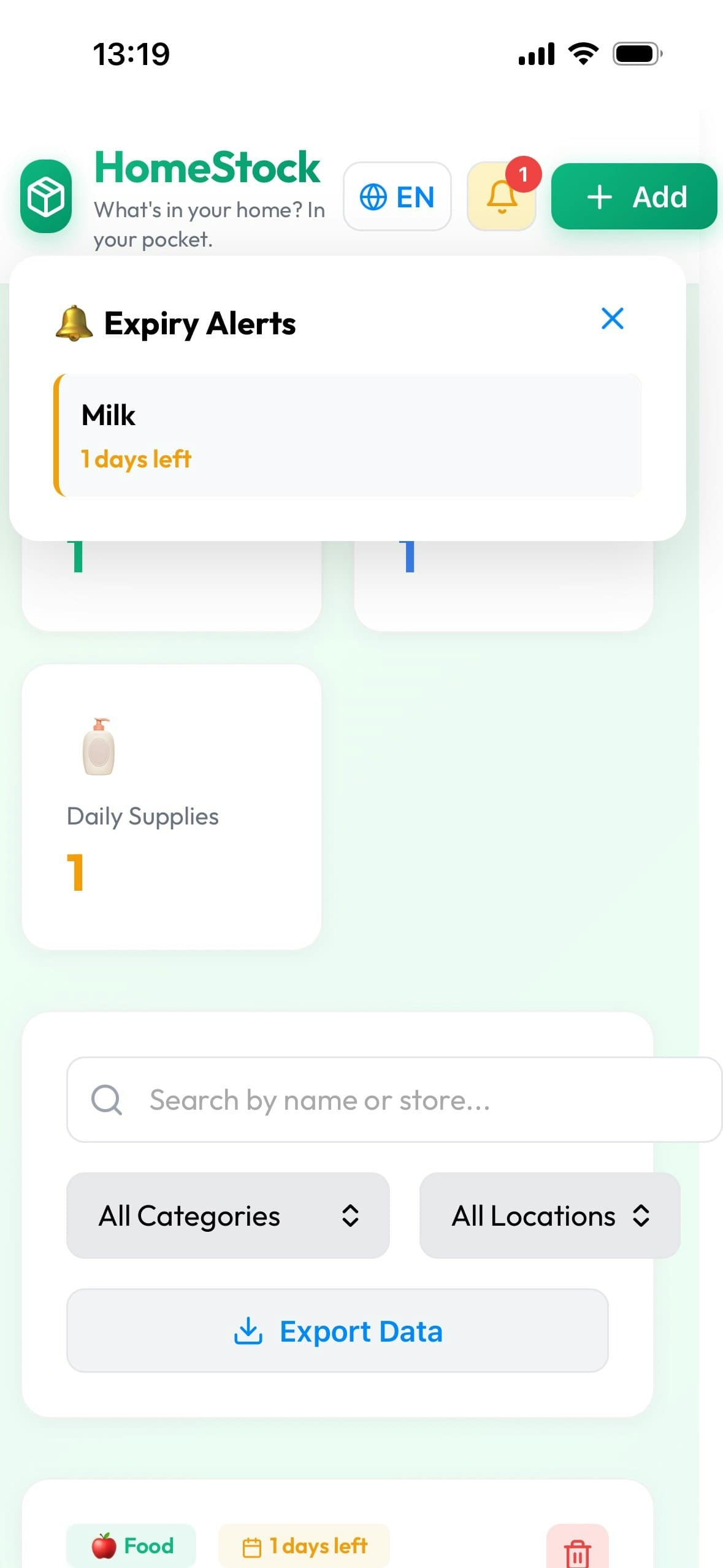 HomeStock screenshot 4