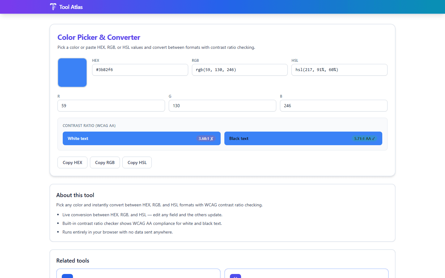 Tool Atlas: Free Online Toolbox screenshot 20