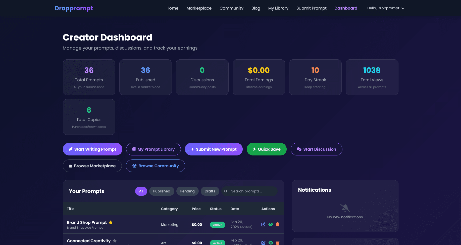 Dropprompt screenshot 8