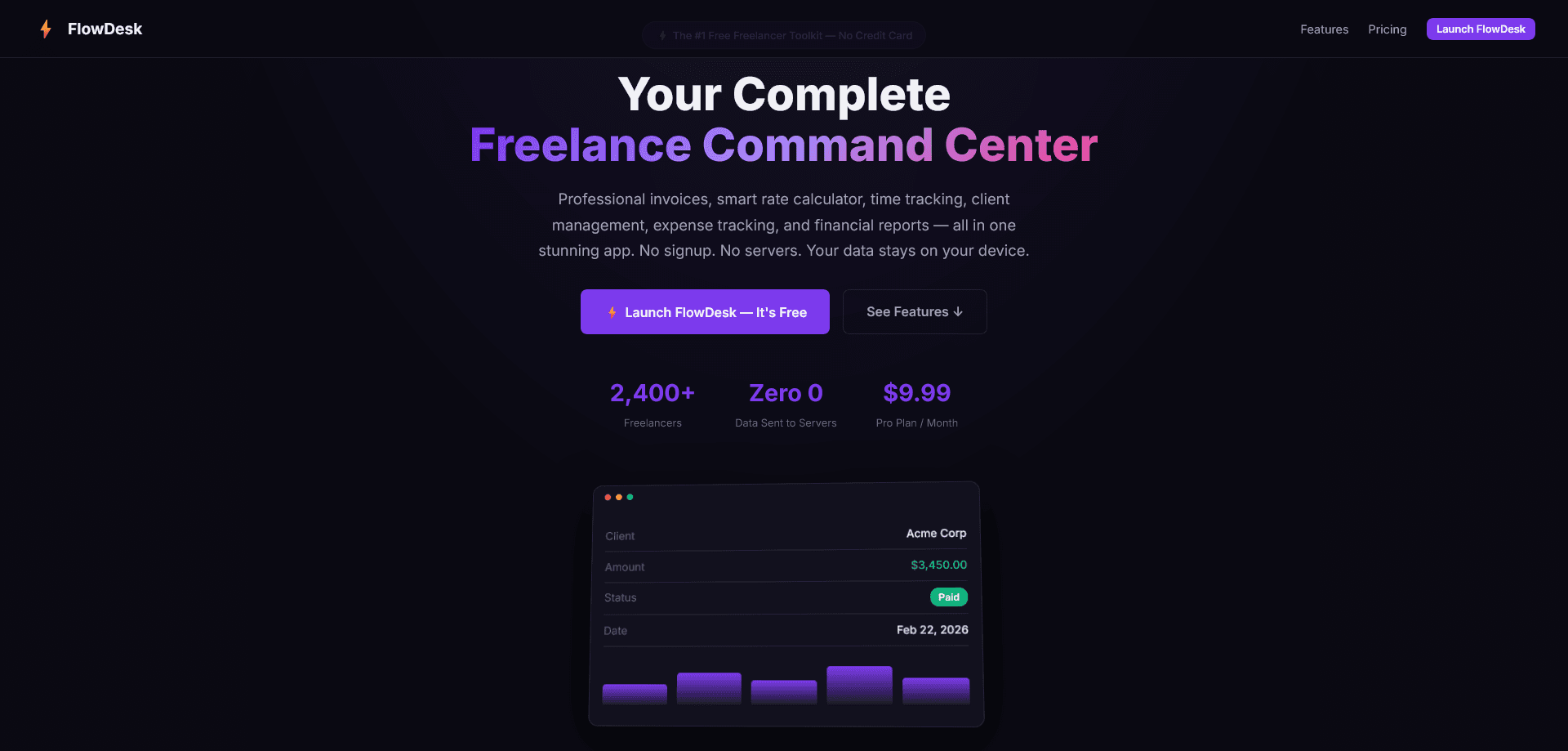 FlowDesk screenshot 1