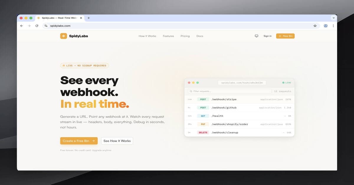 SpidyLabs screenshot 1