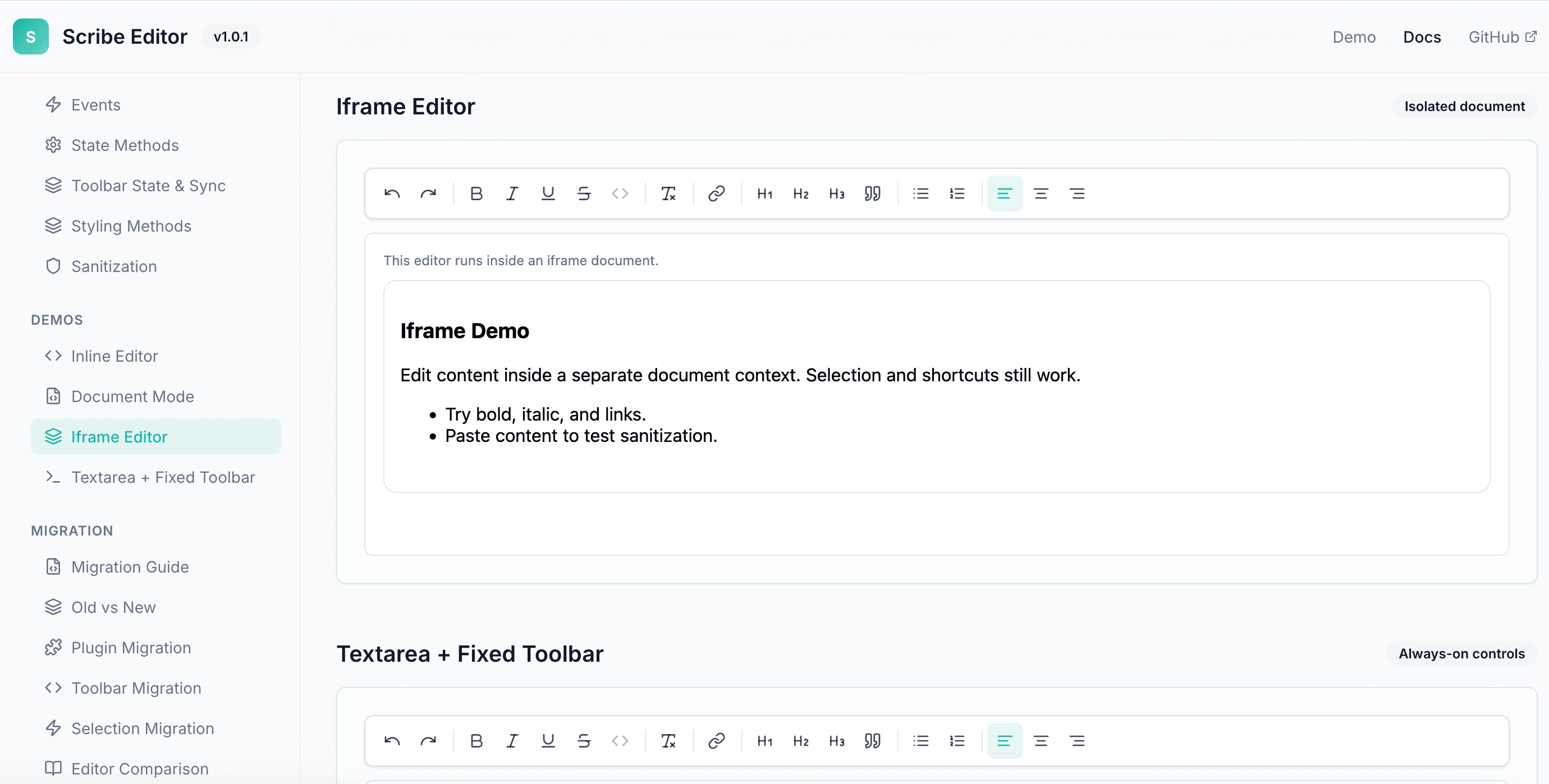 ScribeJS — Next-Gen Editor Core screenshot 6