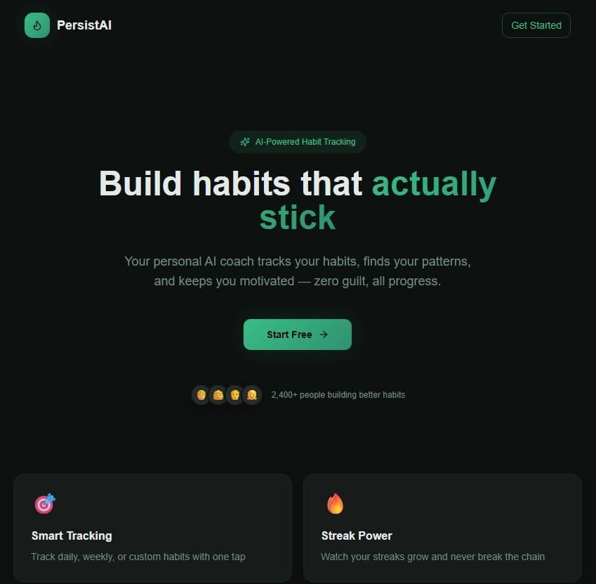 PersistAi screenshot 1