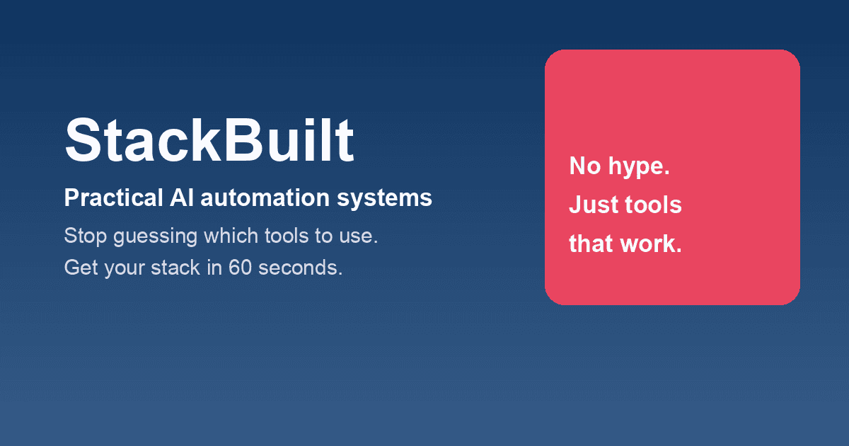 StackBuilt Prompt Optimizer screenshot 1