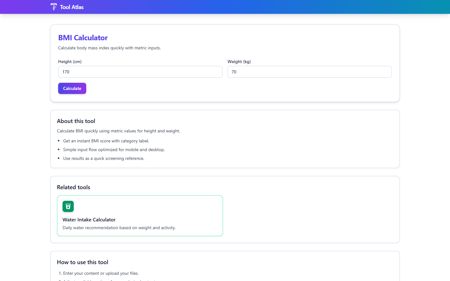 Tool Atlas: Free Online Toolbox screenshot 15
