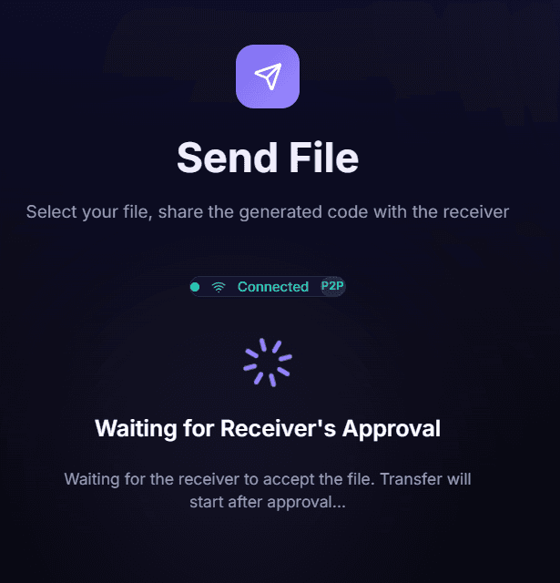 FluxShare - P2P File Transfer screenshot 5