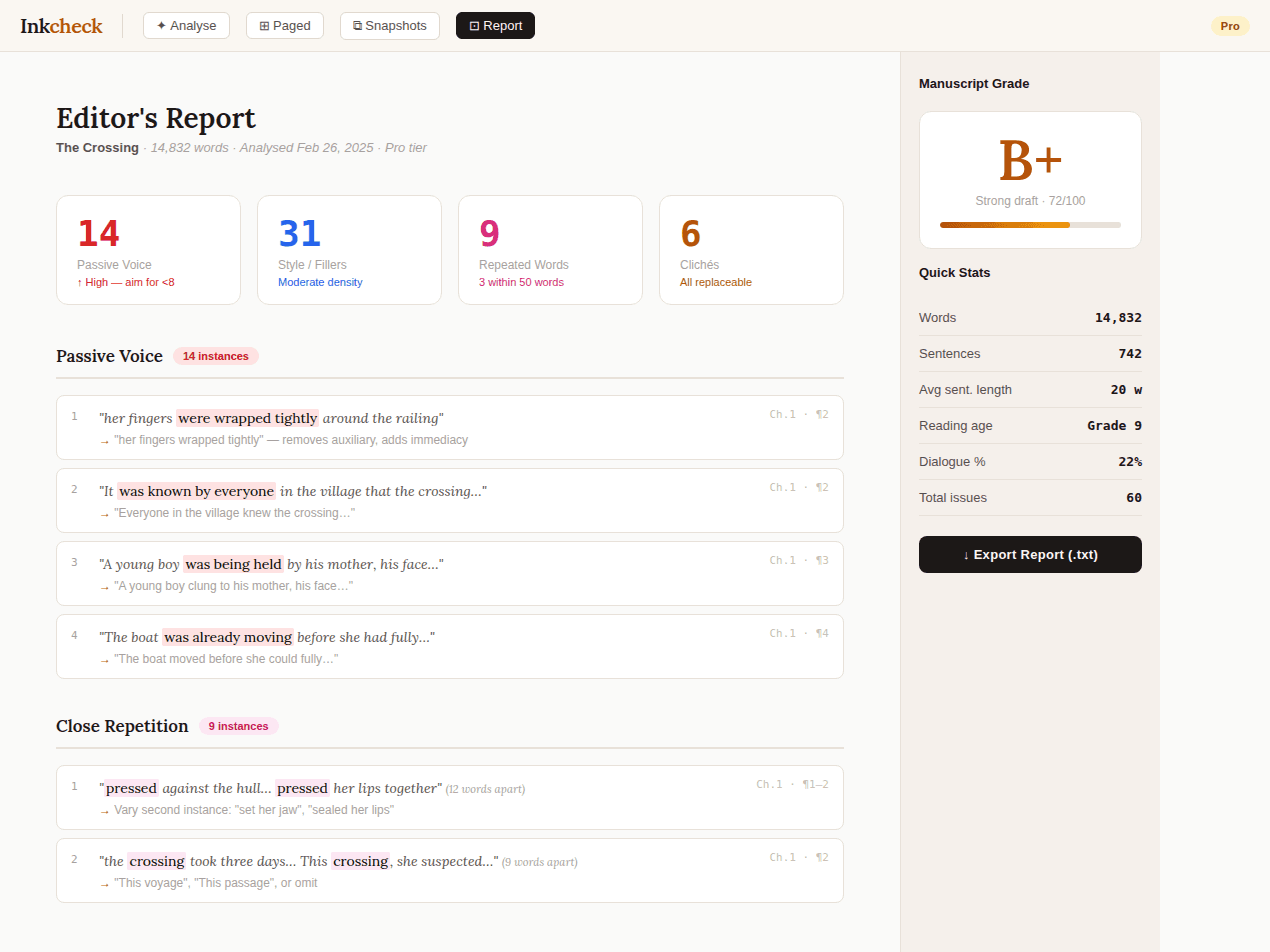 InkCheck screenshot 5