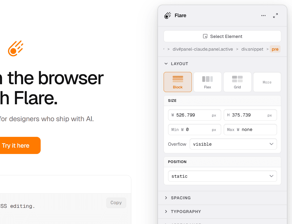 Flare Design screenshot 3