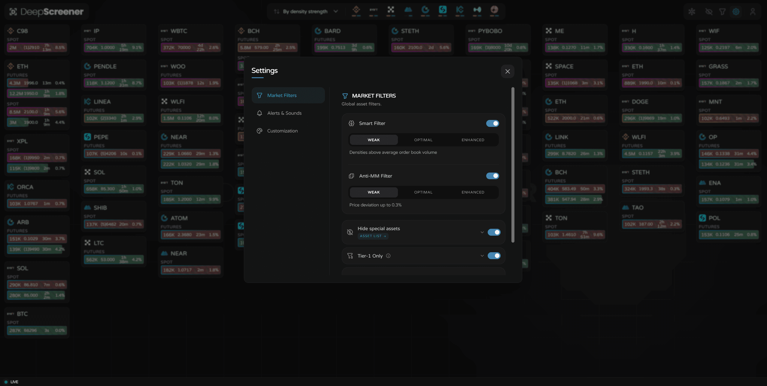 DeepScreener screenshot 4